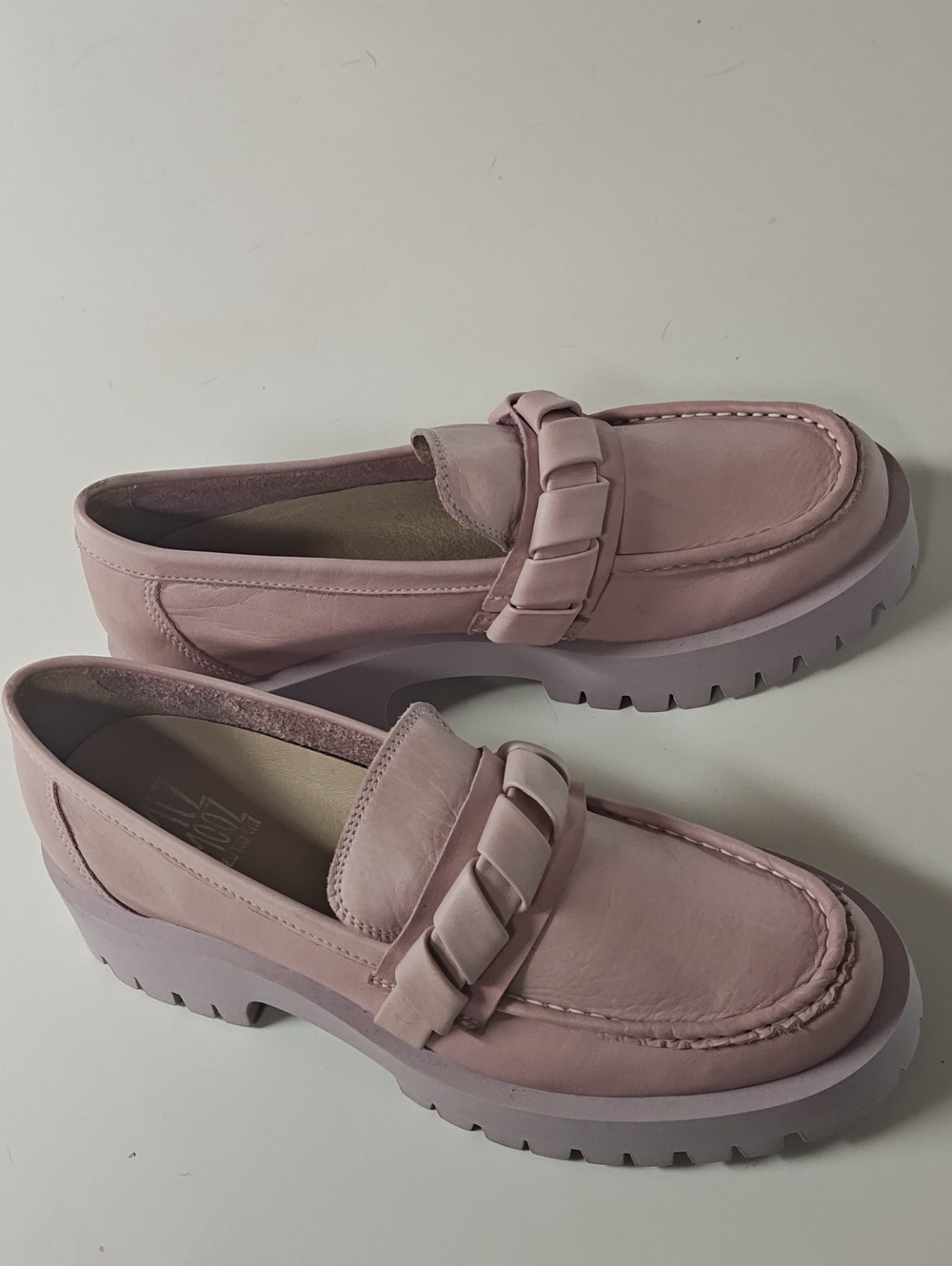 Miz Mooz Pink Chunky Loafer -Vicky Platform Slip On